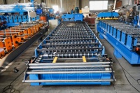 Máquina Automática Industrial de Perfilado en Frío para Techos Corrugados Redondos de Onda Sinusoidal