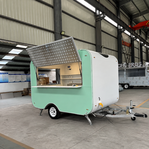 Carrinho de Café Dobrável, Food Trucks, Trailer de Comida, Food Truck com Cozinha Completa, Carrinho de Sorvete, Trailer Móvel - Product Image 1