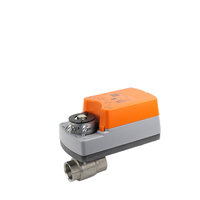 Vanne à boisseau sphérique à commande proportionnelle électrique en acier inoxydable 0-10V/4-20mA Micro vanne de régulation électrique pour l'eau DC24V/AC220V