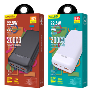 แบตสำรอง KAKUSIGA ชาร์จเร็<span class=keywords><strong>ว</strong></span>พิเศษ PD20W+22.5W QC FCP AFC SCP <span class=keywords><strong>VOOC</strong></span> ความจุ 20000mah <span class=keywords><strong>พา</strong></span><span class=keywords><strong>ว</strong></span><span class=keywords><strong>เวอร์</strong></span><span class=keywords><strong>แบงค์</strong></span>แบบพก<span class=keywords><strong>พา</strong></span> - Product Image 1