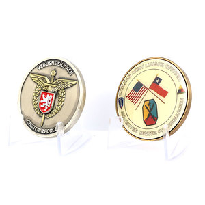 Прямая поставка оптом, недорогая металлическая вырубка, 3D-эмалированная гравированная Лазерная монета - Product Image 5