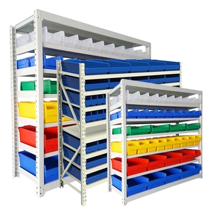 Durable Heavy Duty Large Size Warehouse and Garage Spare Parts Industrial  Stackable Plastic Storage Picking Bins for Tools - China Stack and Hang Storage  Bin, PP Shelf Bins