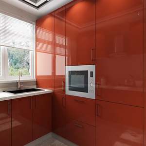 Juego de Muebles de Cocina Modernos en Forma de U, Precio Modular, Muebles de Cocina Interiores Modernos, Isla de Lujo, Muebles de Cocina Completos de Madera - Product Image 4