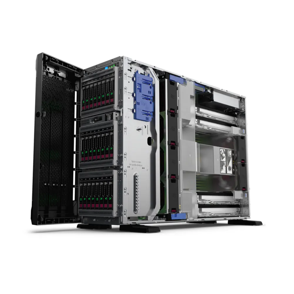 Дешевые HPE ML350 Gen10 1 * 3206R 16G 2*8T SATA 4LFF hpe proliant ml350 g10 4u башенный сервер