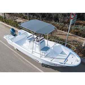 Liya SW580 private fish boat for sale fiberglass panga boat for fishing