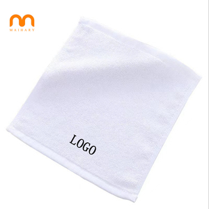Custom logo Cotton 30*30cm <strong>Small</strong> Nail Square Yellow Blue White Grey Gift Face <strong>Hand</strong> Brown <strong>Towel</strong> for Beauty Spa Nails Salon - Product Image 6