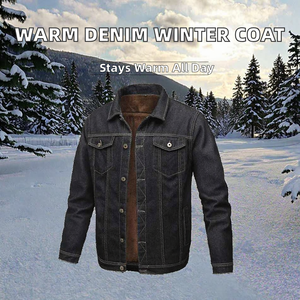 Chaqueta de Invierno Acolchada Informal para Hombre, Corte Holgado, Cálida, con Cierre, Grosor Estándar - Product Image 2