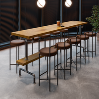 Dossier de loisirs modernes Banc de maison rond simple Tabouret de chaise de bar haut