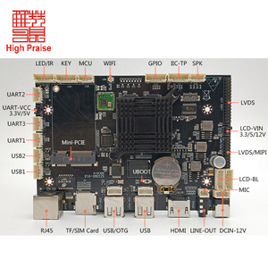 บอร์ดซีพียู Rockchip 3288 ARM พร้อม LVDS EDP Android 7.1 สำหรับตู้จำหน่ายสินค้าอัตโนมัติ - Product Image 2