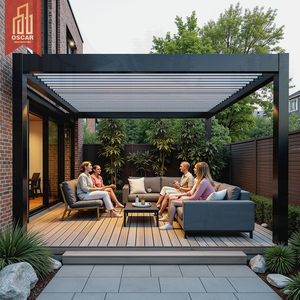 <span class=keywords><strong>Abri</strong></span> extérieur résistant aux intempéries et peu encombrant pour patio, pergola à pignon pour <span class=keywords><strong>entrée</strong></span> - Product Image 1