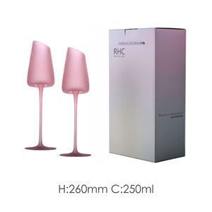 100箱箱入りフルートシャンパンフルートグラス結婚式の花嫁と花婿のための2つのセットミセスメガネギフトボックスパッケージ付き - Product Image 3