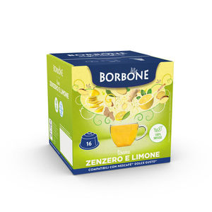 64 capsules solubles Borbone, thé aux herbes au gingembre et au citron, 0,23/gélule - Product Image 1
