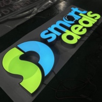 Fabricante personalizado impermeable Led iluminado al aire libre luz 3D letras de canal Sings Store Front Signs para Smoke shop sign