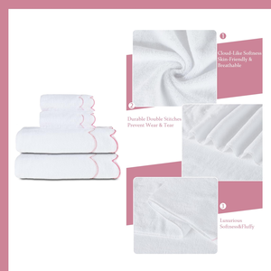Modern Rectangular Disposable Quick-Dry <b>Bath</b> <b>Towel</b> <b>Set</b> with Hand-embroidered Leopard Print and Water-absorbing Property - Product Image 5