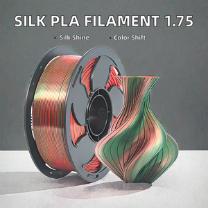 Filamento de Impresión 3D FDM de Seda PLA de Doble Color, 1.75 mm, Alta Resistencia, 200-225 °C, 24 Colores - Product Image 2