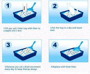 En Çok Satan Tozsuz Yüksek Emici Koku Giderici Silika Jel Kristalleri Kedi Kumu - Product Image 6