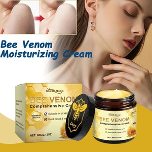 Crema Hidratante para la Piel con Veneno de Abeja, Nutre la Sequedad, Anticelulitis, Reafirmante, Iluminadora, Suavizante, Cuidado Corporal y Facial, 60g, Frasco en Caja - Product Image 1