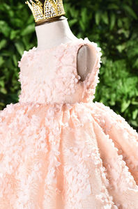 Vestidos Elegantes Color Rosa Pálido para Niñas, Vestidos de Fiesta de Cumpleaños para Adolescentes 2021 - Product Image 5