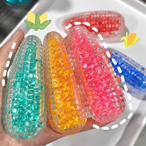 ของเล่นบีบคริสตัลคอร์นสควิชชี่ ไส้มาลโทส นุ่มมาก บรรเทาความเครียด ของขวัญสุดสร้างสรรค์สำหรับเด็กและผู้ใหญ่ - Product Image 1