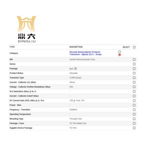 Ding liu Bộ khuếch đại âm thanh mới và nguyên bản IC SOP8 md8002a md8002 8002a <span class=keywords><strong>8002</strong></span> bóng bán dẫn lưỡng cực (BJT) mảng 2 NPN (kép) 50V 30m - Product Image 2