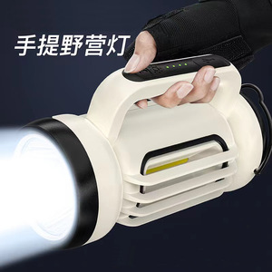 Handheld Camping <b>Lamp</b> Led Portable Outdoor <b>Lantern</b> USB Rechargeable With Handle For Tent Lighting - Product Image 1