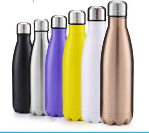 Custom-Pattern Leak-Proof Stylish Wood Grain 500ml Double Wall Insulated Stainless Steel Water Bottle <b>for</b> Hot and Cold Beverage - Product Image 6