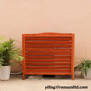 Haute Qualité En <span class=keywords><strong>Bois</strong></span> Stand De Fleurs Décoratif Extérieur Couverture de <span class=keywords><strong>Climatiseur</strong></span> - Product Image 2
