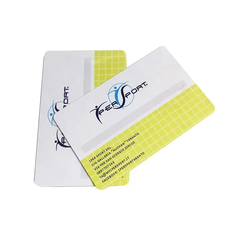 Biglietti da visita in plastica opaca a colori in PVC VIP Smart NFC Tap biglietti da visita
