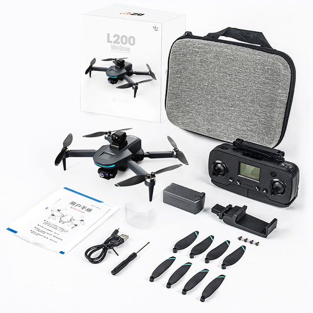 L200 PLUS2 3-axis Mechanical Self-stabilizing Head RC Drone GPS 5G 4K HD Camera Obstacle Avoidance Brushless WiFi RC Quadcopter