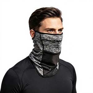 Zhibo Nylon Cycling Cap Neck Gaiter Ice-Silk Heather Pattern Summer Sun Protection Versatile Multi-Functional Outdoor Sports - Product Image 1