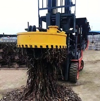 ZHESAI - Electroimán de Elevación Redondo de Alta Calidad de 2000 kg, Potente Electroimán Electromagnético con Control Remoto y Seguridad para Montacargas