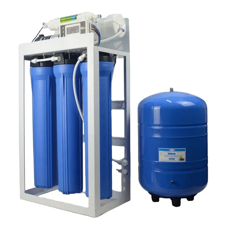 200 GPD thương mại thẩm thấu ngược Hệ thống lọc nước TDS Màn hình wtih 4 gallon Tank