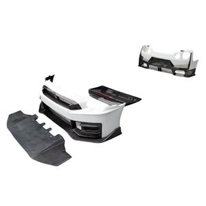 Kit de carrocería mejorado Nissa <span class=keywords><strong>GTR</strong></span> R35 <span class=keywords><strong>2017</strong></span>, nuevo estilo Nismo, parachoques delantero de fibra de carbono, parachoques trasero, alerón de faldón lateral para guardabarros - Product Image 1