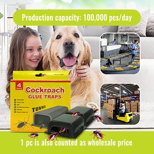 نفق بلاستيكي أصفر صلب يستخدم لمرة واحدة صرصور صديق للبيئة لمكافحة الآفات في المنزل والمحيط - Product Image 4