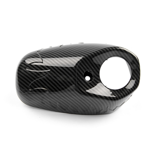 Para yamha XMax 300 2023 fibra de carbono <span class=keywords><strong>transferencia</strong></span> de agua impresión otras partes del cuerpo cubierta de escape de motocicleta caja de plástico duro - Product Image 2