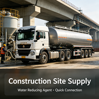 Camion-citerne QTD G5 8X4 pour le transport de liquides, 20,4 m³, 31 tonnes de charge utile, conduite à gauche, pour le transport de lubrifiants, d'eau et d'agents réducteurs de tension.