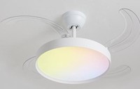Lámpara de Techo Inteligente RG0 Blue Free Skyline, CCT Ajustable de 1800K-12000K con Control Remoto por Aplicación para Sala de Estar
