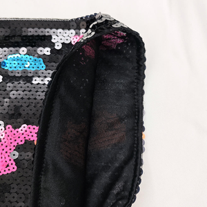 New Wholesale Customized Oversize Black <strong>Sequin</strong> <strong>Crop</strong> <strong>Top</strong> for San Antonio Women - Product Image 3