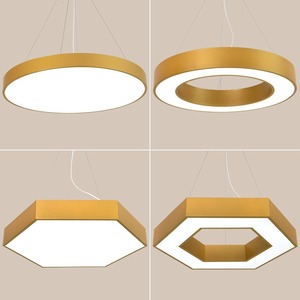 Lámpara colgante LED escandinava de calidad europea, cubierta de PC, anillo Interior de diferente diámetro, lámpara colgante Led para proyecto DE RESIDENCIA DE Villa - Product Image 5