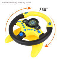 Volante de conducción simulado para niños, juguete multifunción, música, juego de carreras educativo