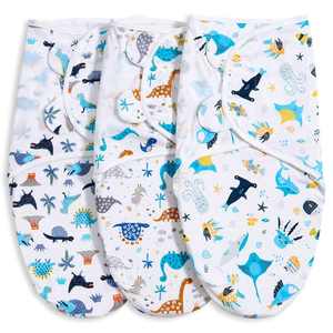 Couverture d'emmaillotage pour bébé 100% coton doux, ajustable - Product Image 6