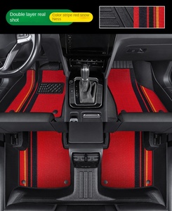 Gran oferta, juego completo de TPE 5D, alfombra trasera, alfombrilla de suelo, cuero 5D de alta calidad para varios modelos de vehículos, incluido <span class=keywords><strong>HYUNDAI</strong></span> para Kia - Product Image 4