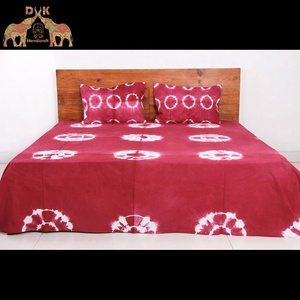 Drap de lit en coton naturel teinture, pièces de haute qualité, fabricant personnalisé - Product Image 1