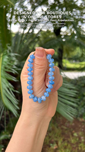 Pulsera de Piedras Preciosas Naturales Hechas a Mano, Coloridas, con Cuentas Redondas, para Mujer, Joyería de Moda para Regalo - Product Image 6