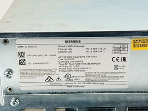 6AV7260-2DN31-0BA3 IPC677D 22 ทัชสกรีน IPC PLC - Product Image 4