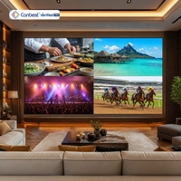 Pantalla LED Canbest 5G 8K Micro LED para Cine en Casa, P0.7 P0.9 P1.2 8K 120Hz, Video Wall de Lujo sin Costuras para Cine Privado