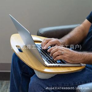 Solid wood knee table, multi-purpose outdoor drawing board base, <b>bed</b> laptop stand, <b>portable</b> wooden knee table - Product Image 1