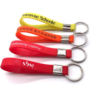 Cheap Sell Any of <b>Customized</b> logo Text Silicone <b>Keychain</b> - Product Image 3
