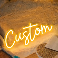 Enseigne lumineuse LED en acrylique personnalisée populaire du fabricant, pour la publicité, les entreprises, les mariages, les décorations de fêtes, les centres commerciaux, les parcs, les écoles, les voitures