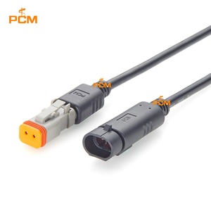 Кабель-адаптер TE AMP Superseal 2-контактный (штекер) на Deutsch DT06-2S (гнездо), 282104-1, водонепроницаемый, для автомобильной техники, датчиков, светодиодов - Product Image 6